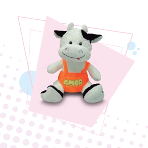 VACA CON OVEROL Y SONIDO