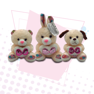 CONEJO, OSO Y PERRO CORAZÓN